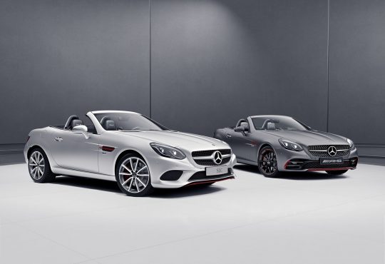 Mercedes SLC RedArt Edition i Mercedes SL designo Edition