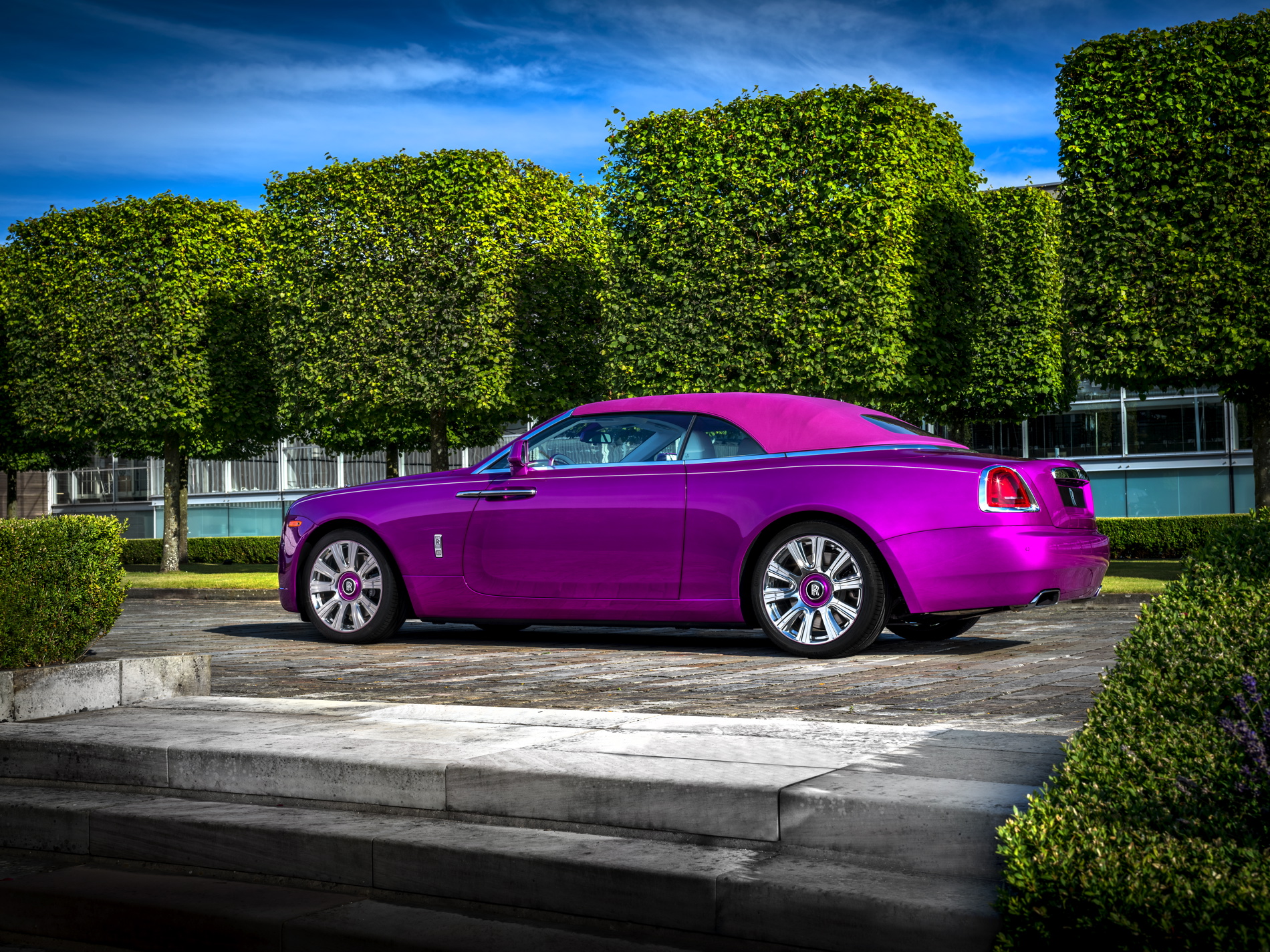 Rolls-Royce Dawn Fuxia