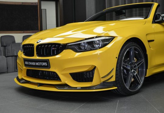 Speed Yellow BMW M4 Convertible
