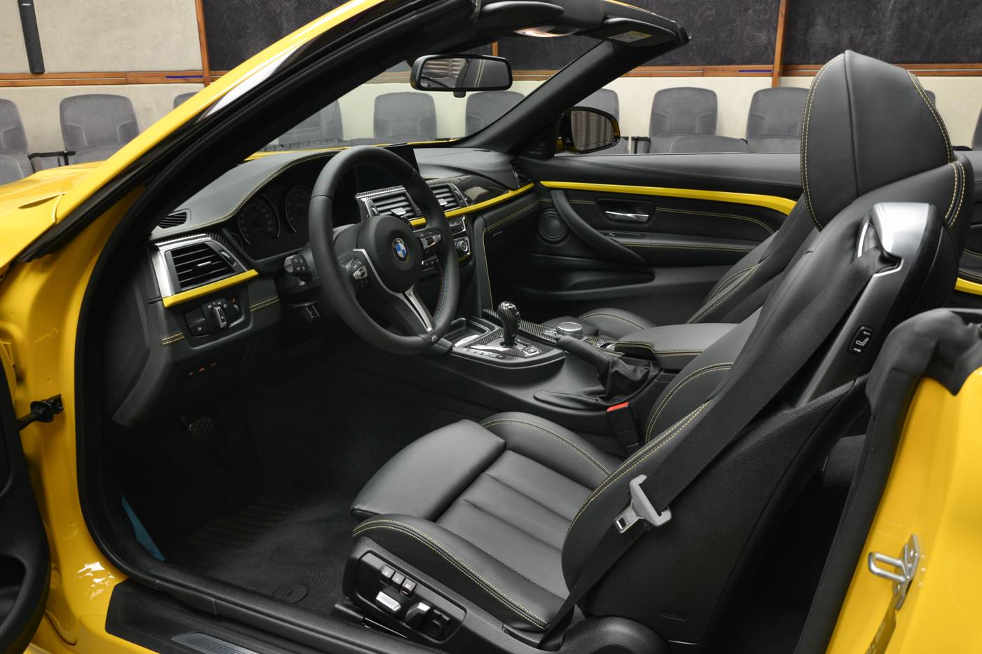 Speed Yellow BMW M4 Convertible