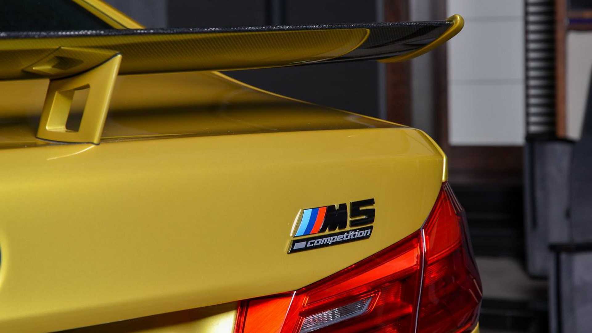 BMW M5 Competition Austin Yellow powered by Ac Schnitzer