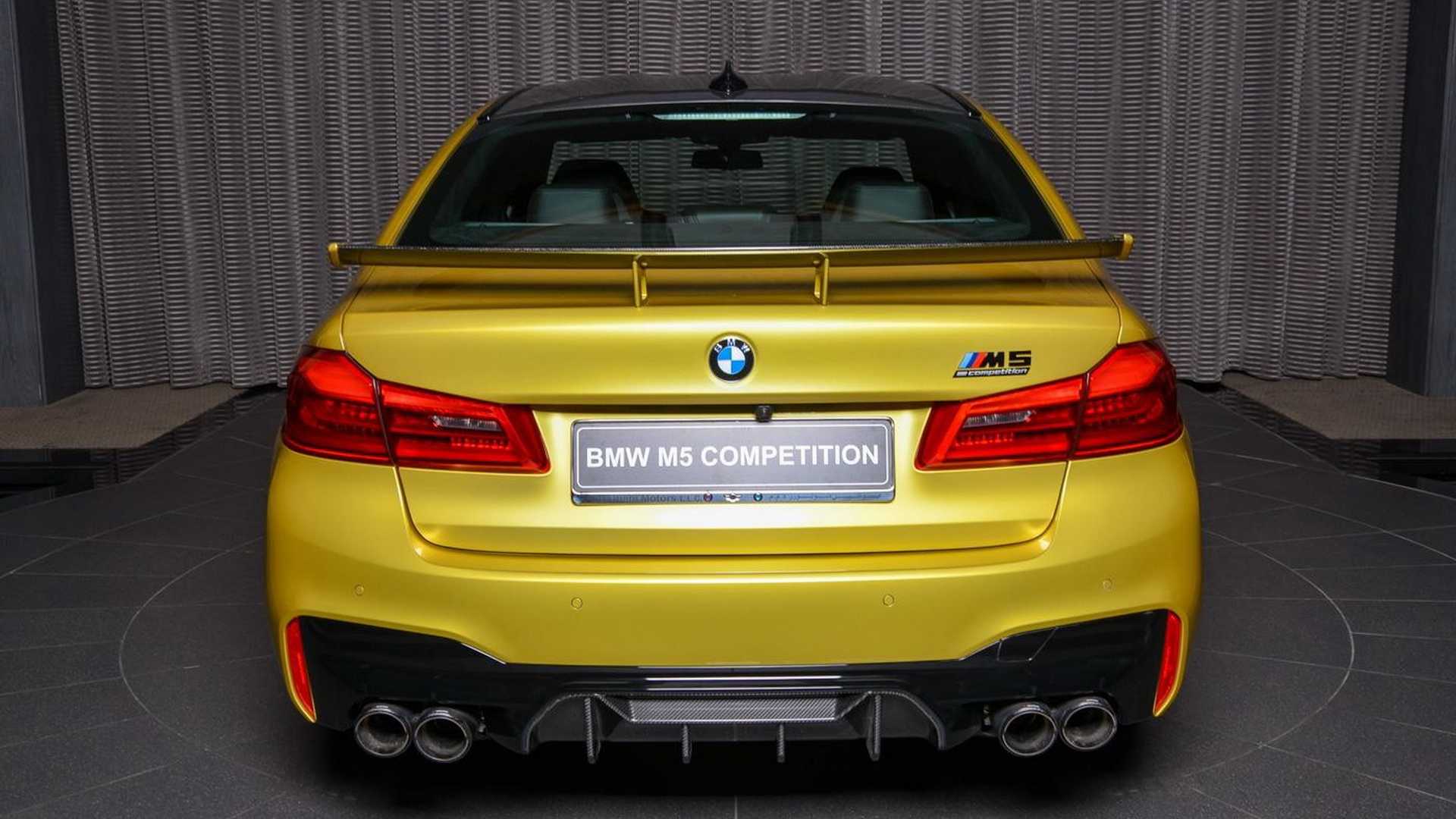BMW M5 Competition Austin Yellow powered by Ac Schnitzer