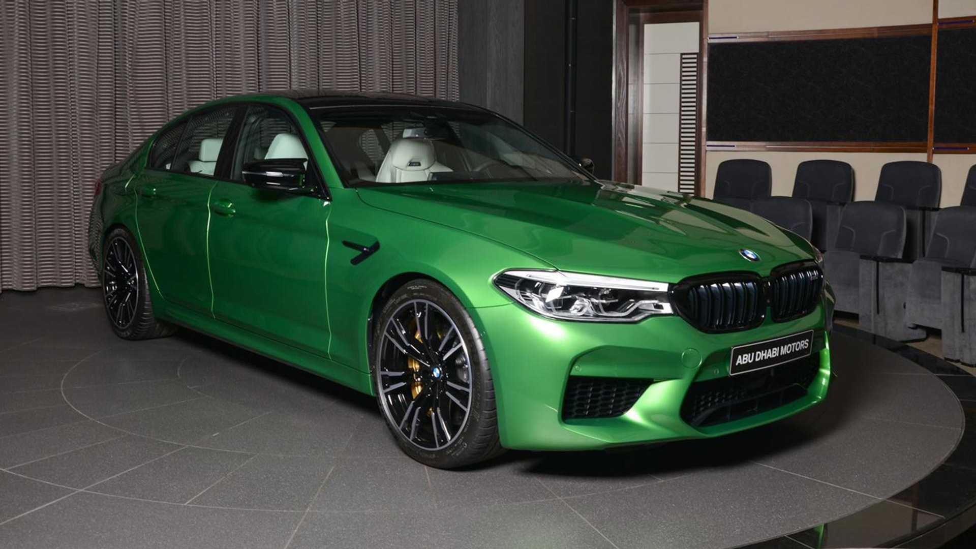 BMW M5 Competition Rally Green