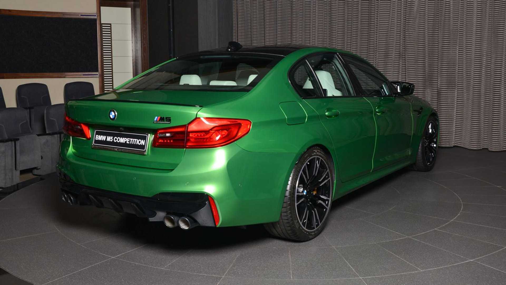 BMW M5 Competition Rally Green